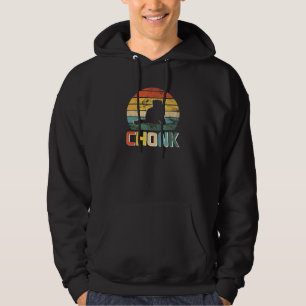 Veste À Capuche Chonk Chat Scale Meme Retro Style Chats Vintages M