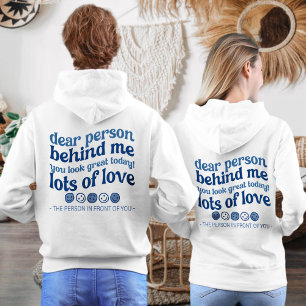 Veste À Capuche Choose Happy Hoodie, Aesthetic Oversized