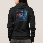 Veste À Capuche Choses de l'œil quantique femmes Bella capuche noi (Dos)