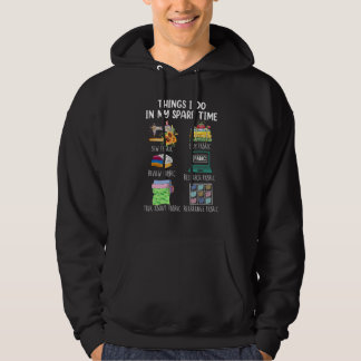 Veste À Capuche Choses que je fais pendant mon temps libre Couture