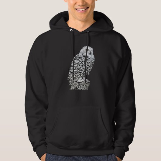 Veste À Capuche Chouette à roman graphique (Devant)