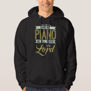 Veste À Capuche Christian Piano Player Sert Le Lord Pianist Cadeau
