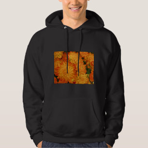 Veste À Capuche Chrysanthèmes orange Fire