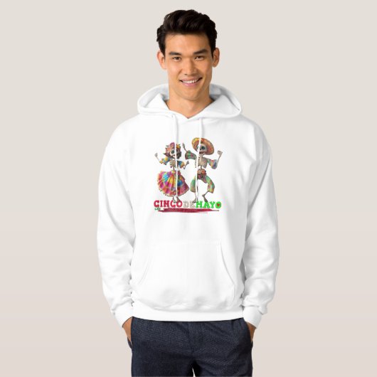 VESTE À CAPUCHE CINCO DE MAYO (Devant entier)