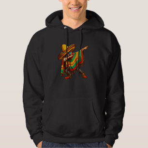 Veste À Capuche Cinco de Mayo Dabbing mexicain Poncho Sombrero Cas