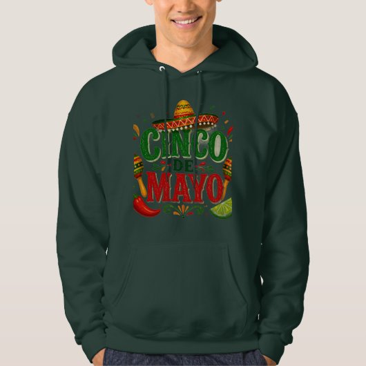 Veste À Capuche Cinq mai hommes (Devant)