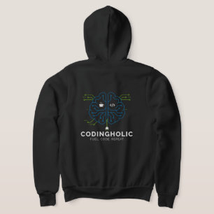 Veste À Capuche Circuit de cerveau technologique féminin Graphique