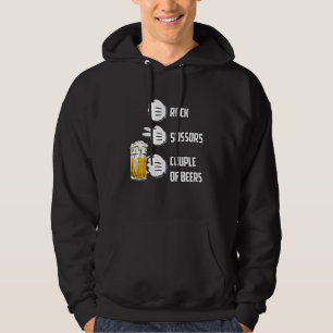 Veste À Capuche Ciseaux Rocheux Couple De Bière Bière