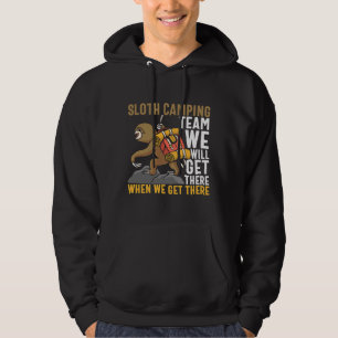 Veste À Capuche Citation De Camping Sloth Équipe De Camping Nous A