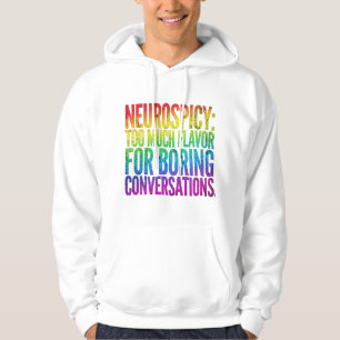 Veste À Capuche Citation de déclaration audacieuse sur la neurodiv