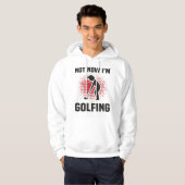 Veste À Capuche Citation de Golfer drôle (Devant entier)