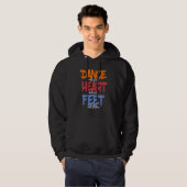 Veste À Capuche Citation De La Danse De Footwork Pour Chorégraphe  (Devant entier)