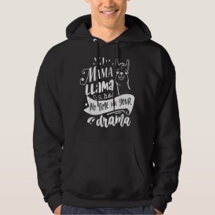 Veste À Capuche Citation de la Fête des Mères Mama Llama n'a pas l