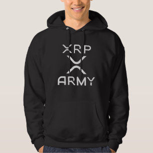 Veste À Capuche Citation de l'armée XRP Crypto Meme Hodl CryptoCur
