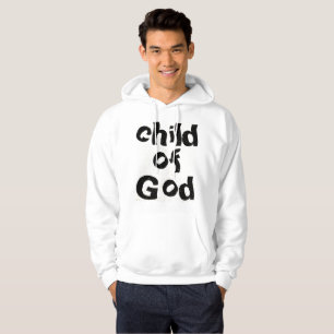 Veste À Capuche Citation de l'enfant de Dieu dans la Bible blanc