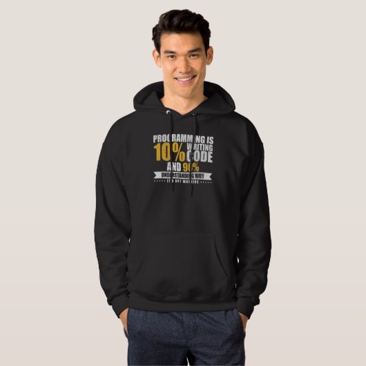 Veste À Capuche Citation de programmation Il Tech Programmeur Logi (Devant entier)