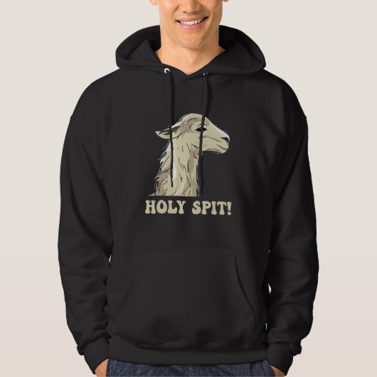 Veste À Capuche Citation De Saint-Esprit Pour Une Llama (Devant)