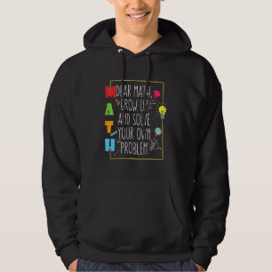 Veste À Capuche Citation Mathématique Pour Les Enfants Le Jour De 
