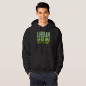 Veste À Capuche Citations de jardinage urbain (Devant entier)