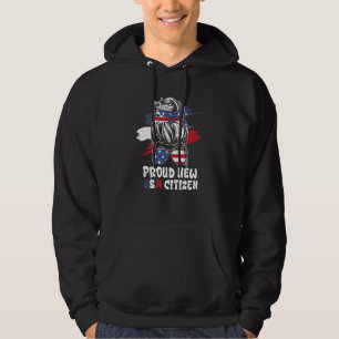 Veste À Capuche Citoyens Américains Fiers Nouvelle Citoyenneté Usa