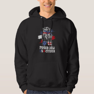 Veste À Capuche Citoyens Américains Fiers Nouvelle Citoyenneté Usa