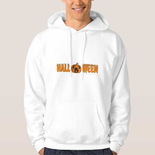 Veste À Capuche Citrouille d'Halloween                         (Devant)