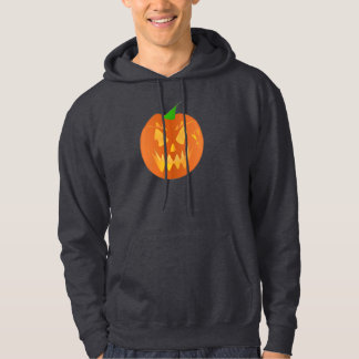 Veste À Capuche Citrouille D'Halloween En Gris Sombre