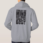 Veste À Capuche Civiliser L'Esprit, Faire Savourer Le Corps (Dos)