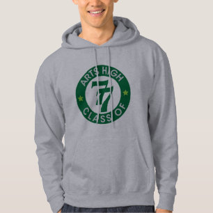 Veste À Capuche Classe Arts High School de 77 Logo