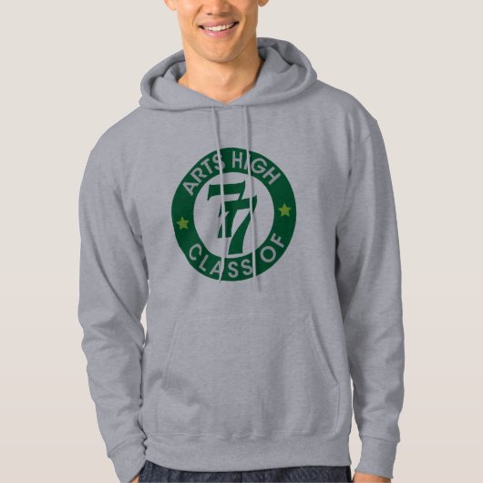 Veste À Capuche Classe Arts High School de 77 Logo (Devant)