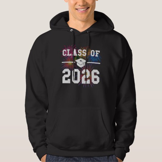 Veste À Capuche Classe de 2026 Année de Terminale (Devant)