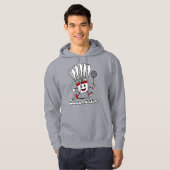Veste À Capuche Classique de la mascotte de badminton (Devant entier)