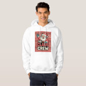 Veste À Capuche claus drôle la crew (Devant entier)
