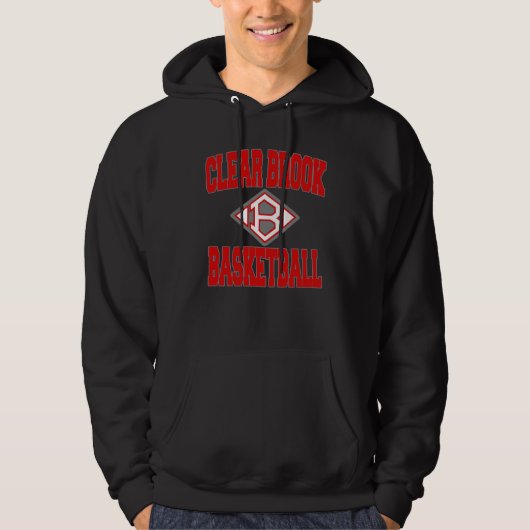Veste À Capuche Clear Brook Wolverines Basketball (Devant)