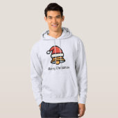 Veste À Capuche Cloche de Noël joyeuse (Devant entier)