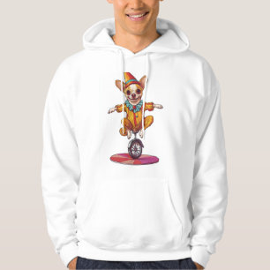 Veste À Capuche Clown Chihuahua � Drôle de chien de cirque
