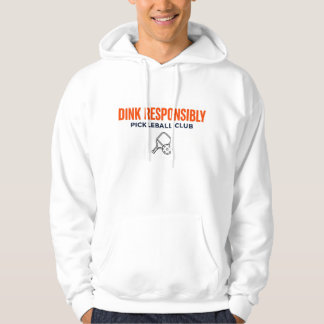 Veste À Capuche Club de Pickeleball Dink de manière Responsable