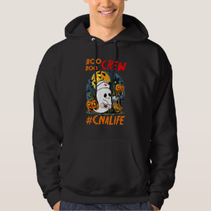 Veste À Capuche Cna Life Boo Boo Crew Nurse Ghost Halloween Octobe
