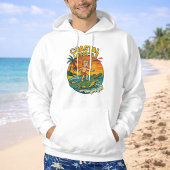 Veste À Capuche Coastal Lifestyle Gator Surfing - Retro Surf Beach