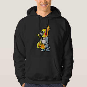 Veste À Capuche Cockatiel avec saxophone pour le propriétaire d'un
