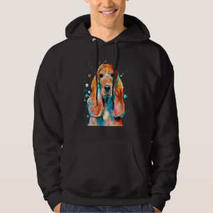 Veste À Capuche Cocker Spaniel Cockerspaniel Aquarelle Graphic De