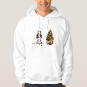 Veste À Capuche Cocker Spaniel Funny Chien de Noël avec arbre