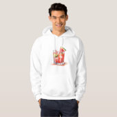 Veste À Capuche Cocktail de crème de pastèque (Devant entier)