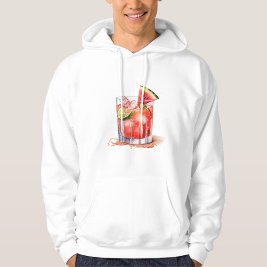 Veste À Capuche Cocktail de crème de pastèque (Devant)