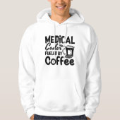 Veste À Capuche Code médical Fueled by Coffee Programmer Coding (Devant)