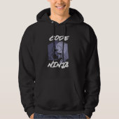 Veste À Capuche Code Ninja Programmation Informatique Coder Prog (Devant)