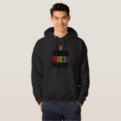Veste À Capuche Code Pride Alerte Bisexual Lesbian Love Aexuel Tra (Devant entier)