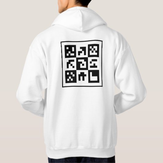 Veste À Capuche code qr (Dos)