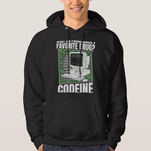 Veste À Capuche Coder Codeine Programmer Logiciel Programmation Co (Devant)