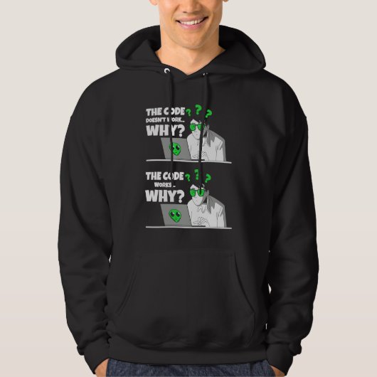 Veste À Capuche Coder Programmer Software Engineer Idea IT Fan (Devant)